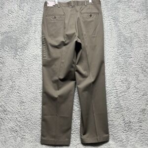 Brooks Brothers Pants 36x30 Brown Clark Advantage Chino Wrinkle Free Straight